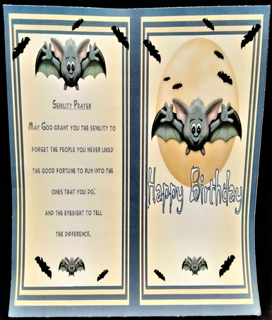 From One Daft Bat to Another Birthday or Halloween Mini Kit by Margarette Blakeborough