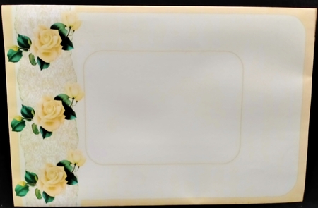 Roses on Lace - Cream on Cream by Margarette Blakeborough