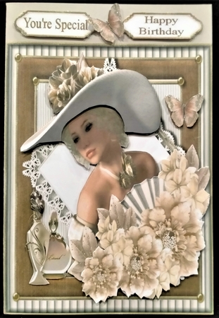 Lost in Thought Card Topper 2 by Margarette Blakeborough