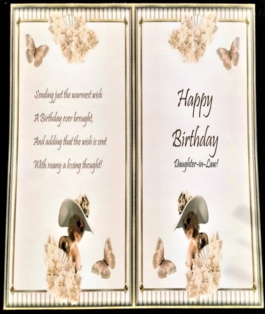 Lost in Thought Card Topper 2 by Margarette Blakeborough