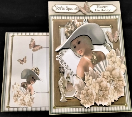 Lost in Thought Card Topper 2 by Margarette Blakeborough