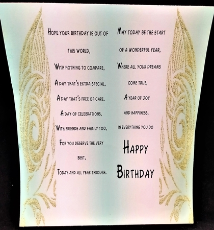 Birthday Artistic Tribal Topper 3 by Margarette Blakeborough