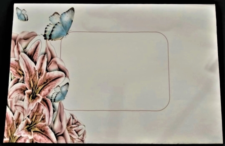 The Lily Posie Card Front Kit by Margarette Blakeborough