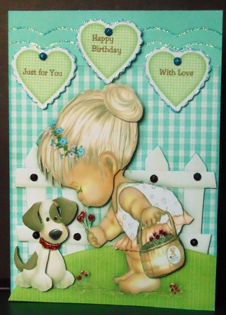 Lil Doll Nelly In The Garden Mini Kit by Margarette Blakeborough