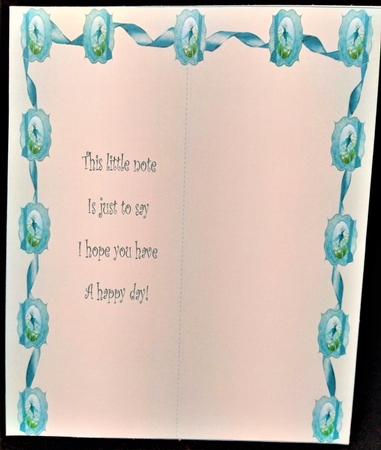 Square Bracket Blue Hummingbird by Margarette Blakeborough