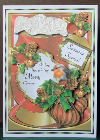 A Christmas Robin - Masculine Tankard by Margarette Blakeborough