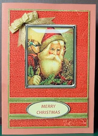 2 X QUICK VINTAGE CHRISTMAS CARD FRONTS by Margarette Blakeborough