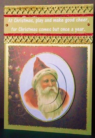 Santa Cameo  by Margarette Blakeborough