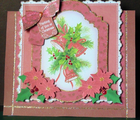 Cerise Bells Thinking of You at Christmas 6in Step by Step by Margarette Blakeborough