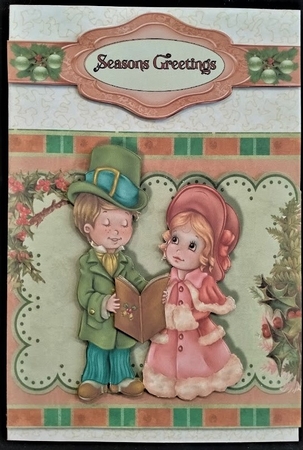 Carol Singing Silent Night by Margarette Blakeborough
