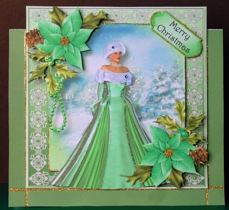 A Winter Stroll - Square by Margarette Blakeborough