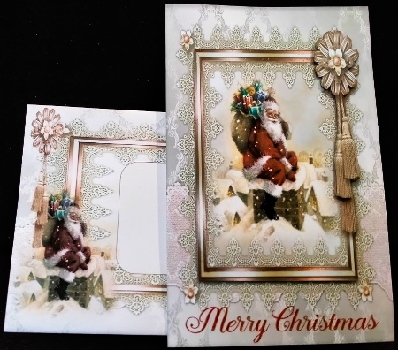 Backing Card Topper Lace Frame by Margarette Blakeborough