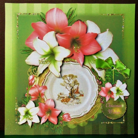 Vintage Farmhouse (Plate) by Margarette Blakeborough