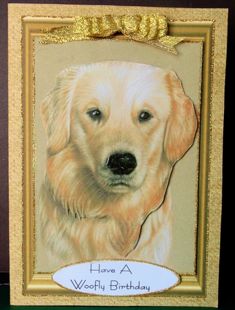 Golden Lab Sheet by Margarette Blakeborough