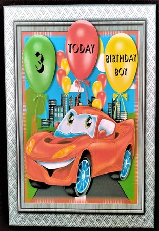 Red Racing Car by Margarette Blakeborough