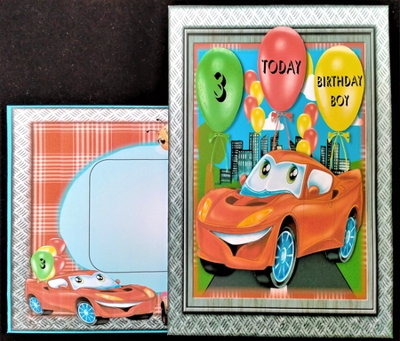 Red Racing Car by Margarette Blakeborough