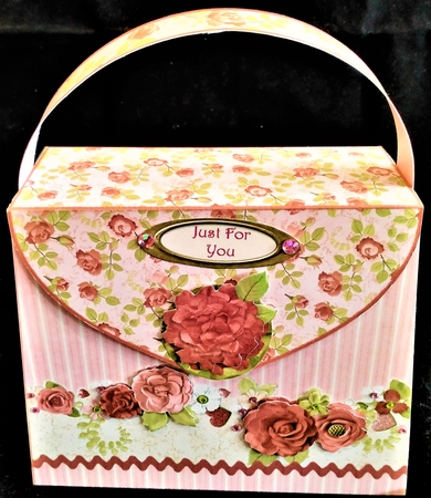 Sweetheart Rose Purse Gift Box by Margarette Blakeborough