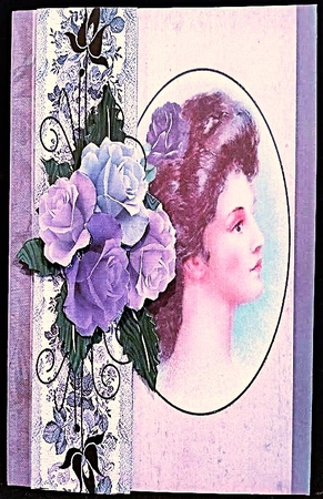 Lavender Rose Lady Mini Kit by Margarette Blakeborough