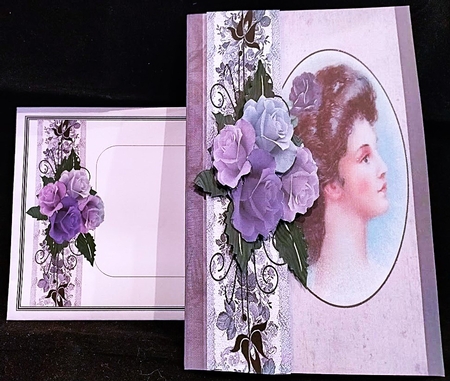 Lavender Rose Lady Mini Kit by Margarette Blakeborough