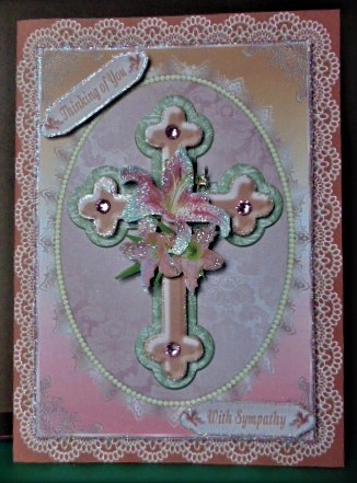 Cross and Flowers 3 by Margarette Blakeborough