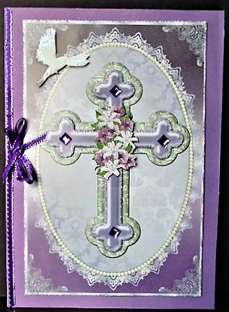 Cross and Flowers 6 by Margarette Blakeborough