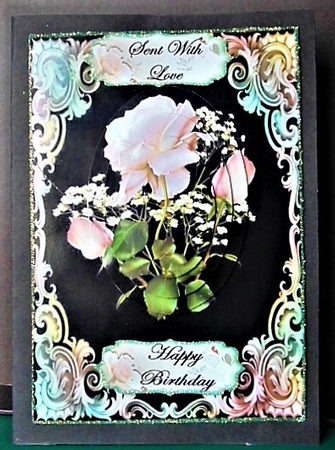 happy mothers day with roses by Margarette Blakeborough