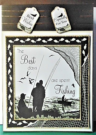 Delicate Words - Fishing by Margarette Blakeborough