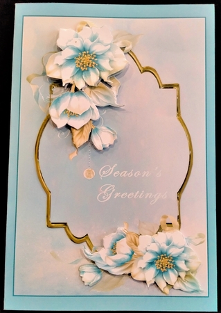 WINTER SOPHISTICATION CARD FRONT by Margarette Blakeborough