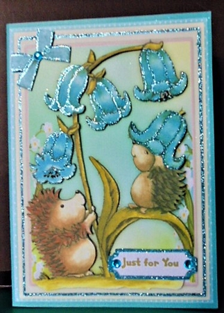 A5 Mini Kit, Hedgehogs Bluebell Fun  by Margarette Blakeborough