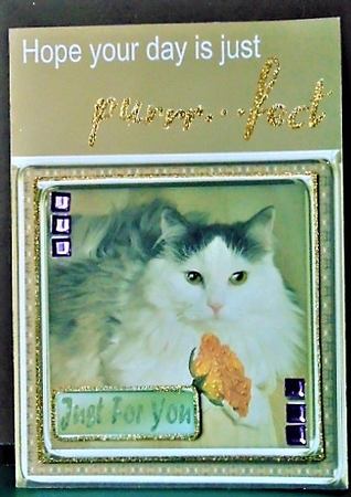JJ LOVE MY CAT 6 8X8 by Margarette Blakeborough