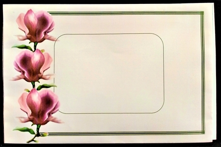 Magnolia Plate Card 2 Step by Step and Stand by Margarette Blakeborough