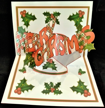 Pop & twist Christmas holly by Margarette Blakeborough