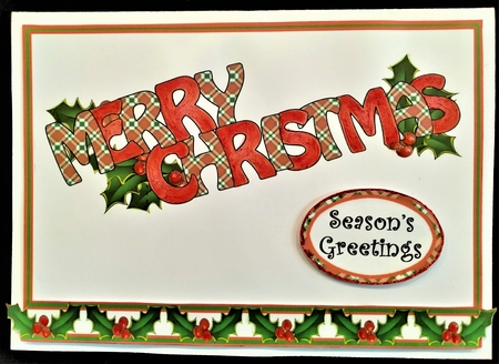 Pop & twist Christmas holly by Margarette Blakeborough