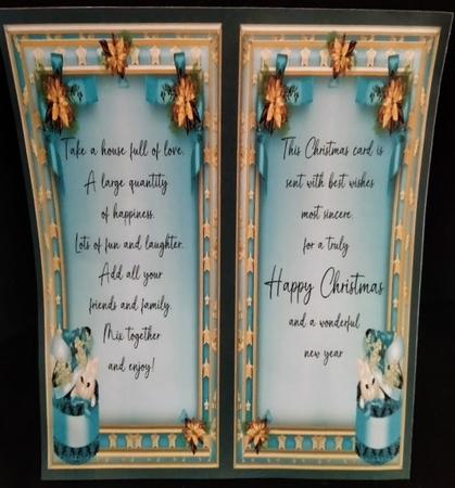 Kitty for Christmas - Layered Card Mini Kit by Margarette Blakeborough