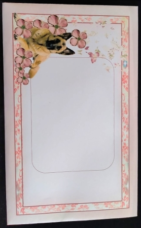 Happy Birthday German Shepherd by Margarette Blakeborough