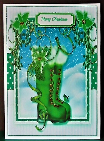Santas Christmas Boots  3 by Margarette Blakeborough