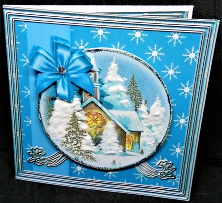 3D Bauble Card And Gift Box Christmas Church Kit.1  by Margarette Blakeborough