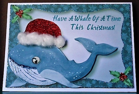 Have A Whale Of A Time This Christmas A5 by Margarette Blakeborough