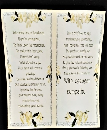 Sympathy Magnolia in silver frame by Margarette Blakeborough