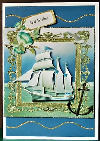 Sailing Ship For Frank mini kit by Margarette Blakeborough