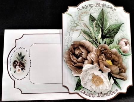 Print, Cut and Fold Beautiful Velvet Bouquet  by Margarette Blakeborough