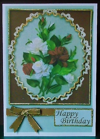Birthday Floral Quick card by Margarette Blakeborough