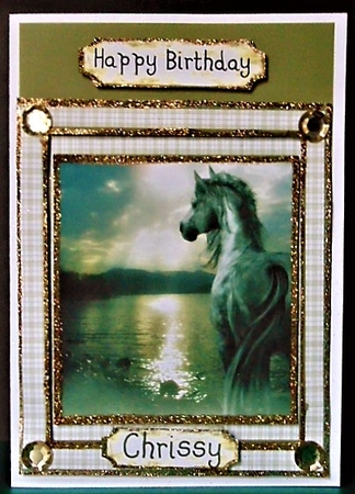 Horse at the Water by Margarette Blakeborough