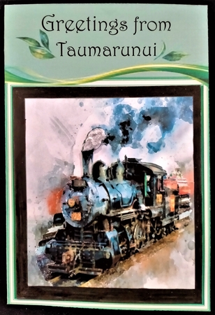 water color Toppers collection -train by Margarette Blakeborough