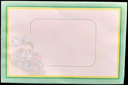 water color Toppers collection -train by Margarette Blakeborough