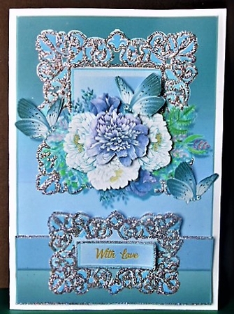 A5-Floral Foil Card Front-9 by Margarette Blakeborough