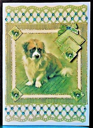 Sad Sam 8x8 Card Front Topper by Margarette Blakeborough