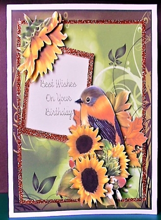 Birthday Sunflowers Mini Kit by Margarette Blakeborough