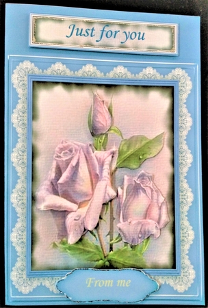 Beautiful Roises , Lilac by Margarette Blakeborough