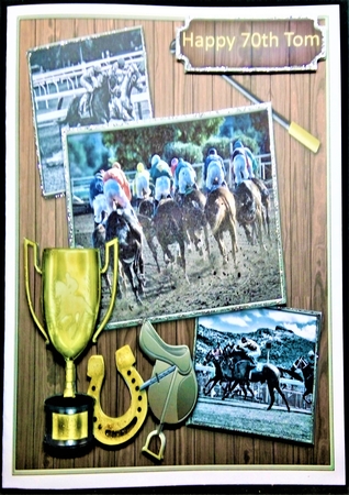 Horse Race 8x8 Mini Kit by Margarette Blakeborough